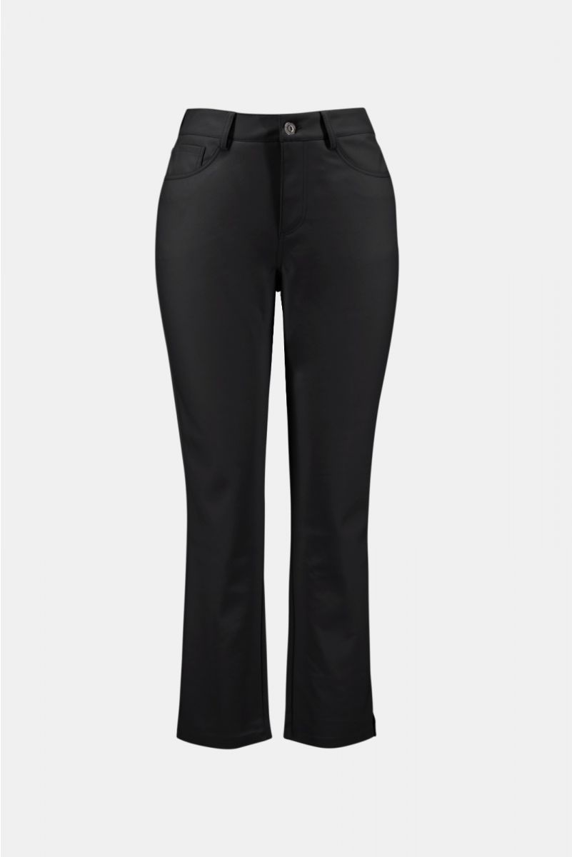 Joseph Ribkoff Black Leatherette Pants Style 231915