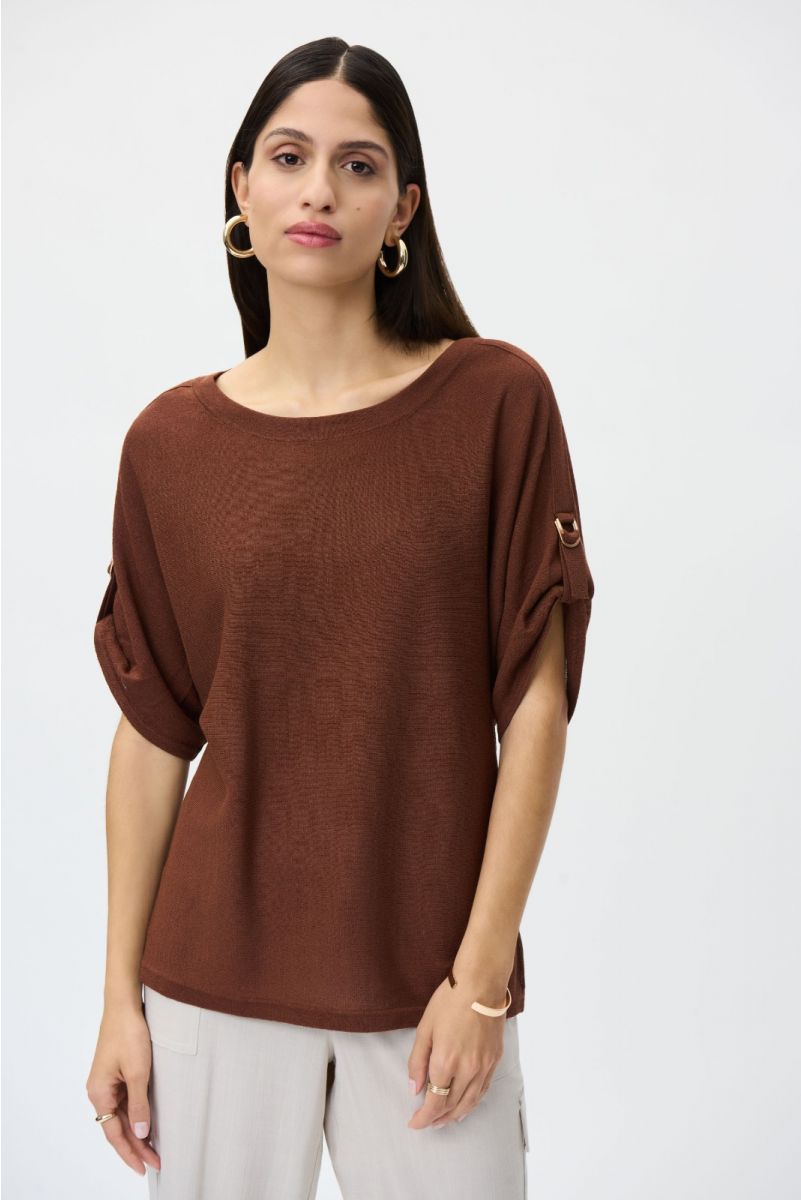 Women's V Neck Short Sleeve Sweaters Comfortable and Charming Top