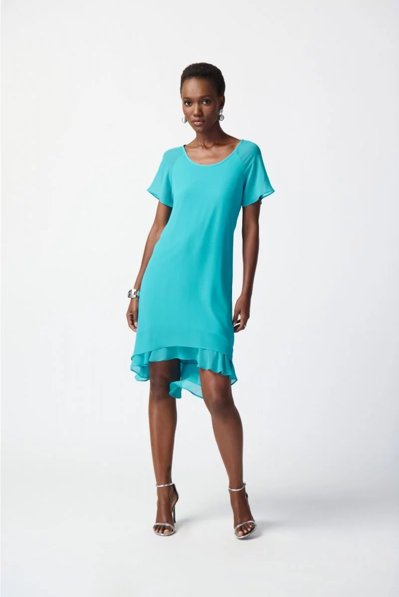 Trapeze Dress :: My favorite off the shoulder dress - Color & Chic