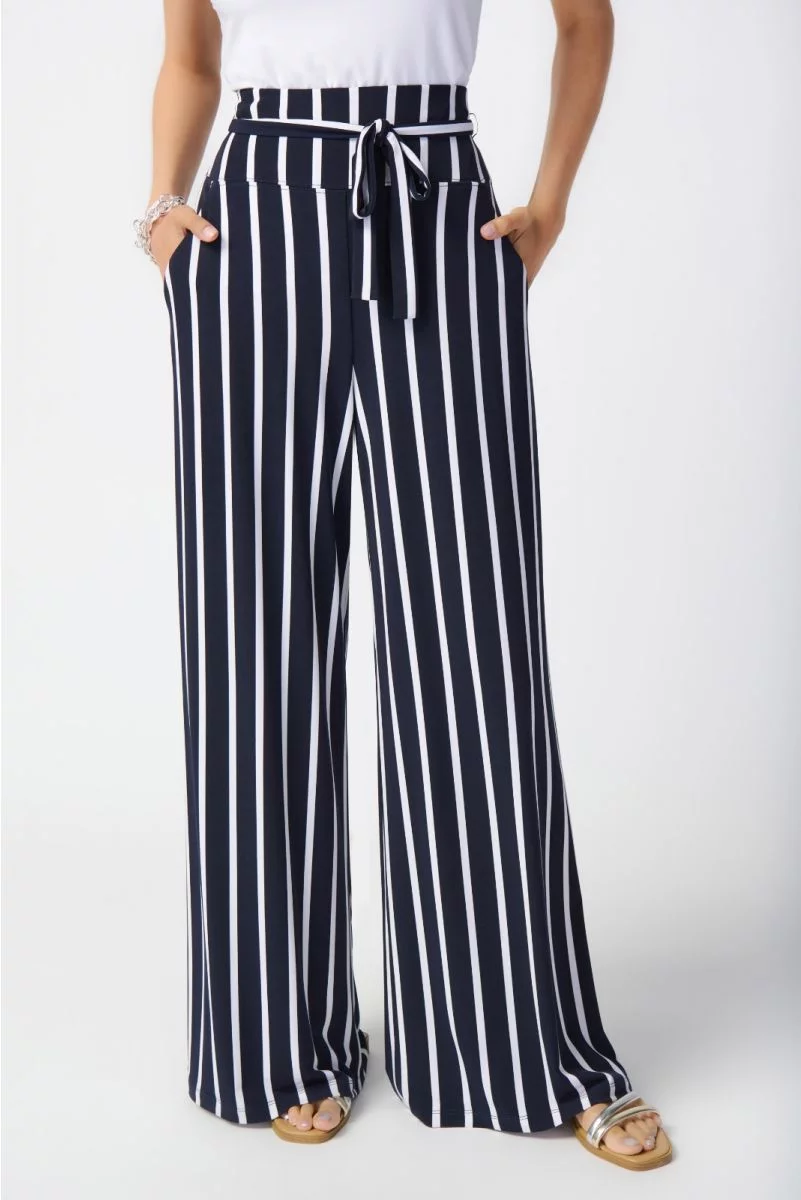 Women's ladies juniors H&M blue and white striped palazzo pants size 1 -  clothing & accessories - by owner - apparel...