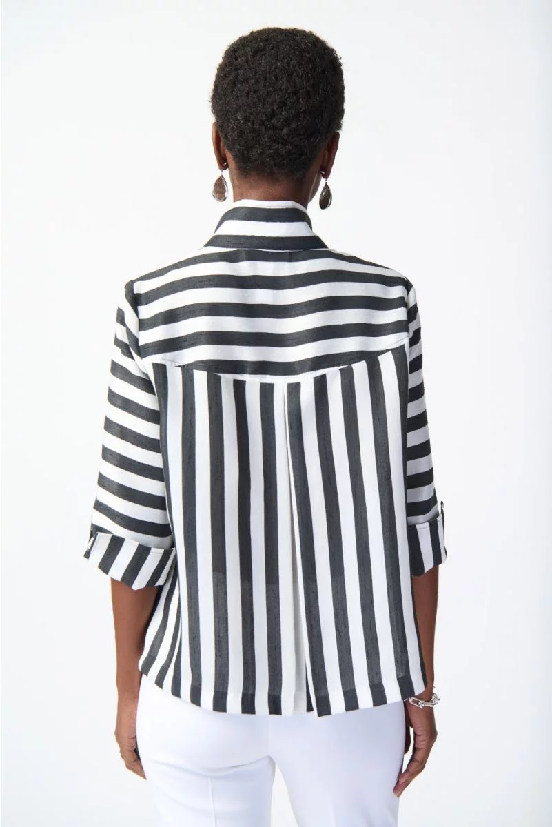 Joseph Ribkoff Black/Off-White Jacket Style 241253