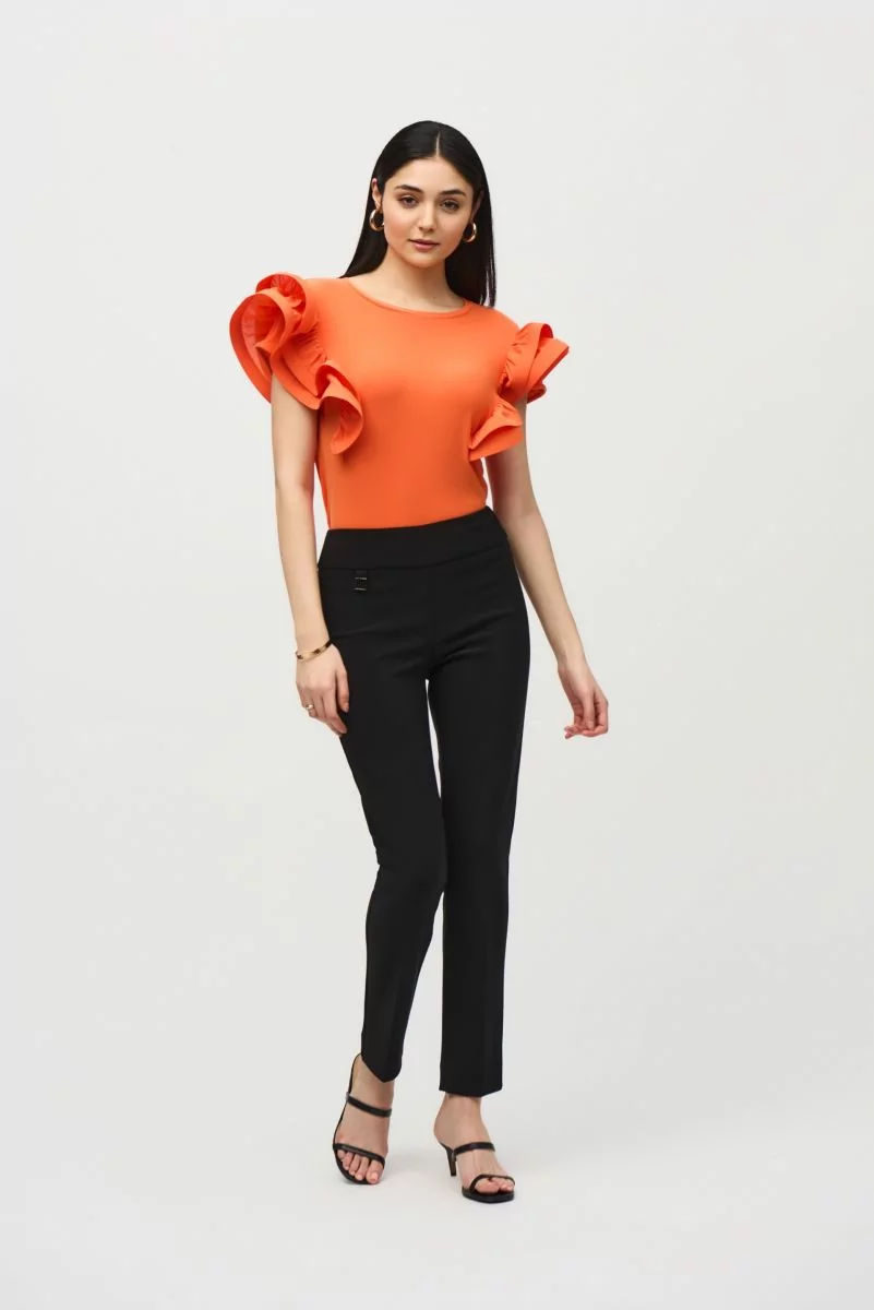 Joseph Ribkoff Mandarin Statement Sleeve Top Style 242236