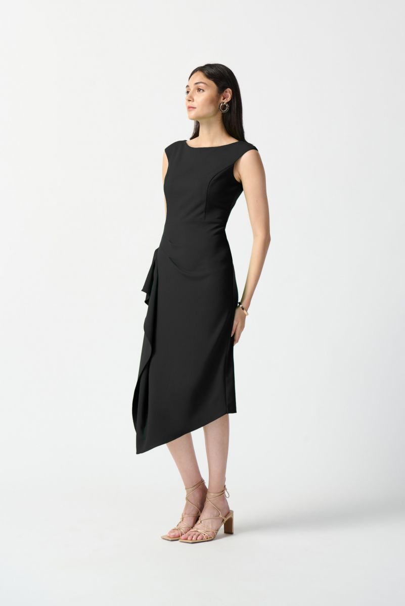 Joseph Ribkoff Black Sheath Dress Style 242238