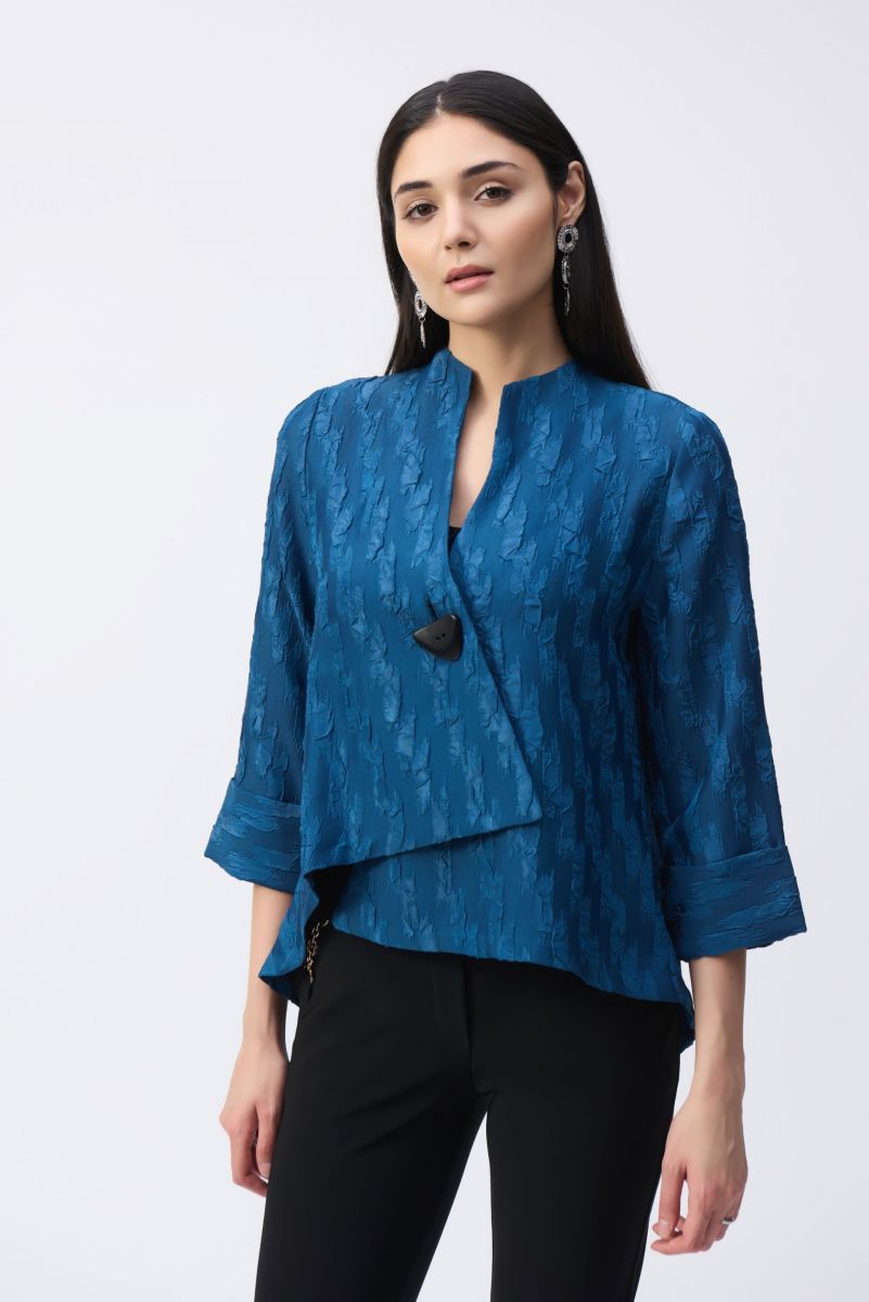 Joseph Ribkoff Nightfall Jacquard Swing Jacket Style 243128