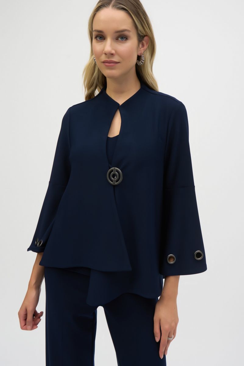 Joseph Ribkoff Midnight Blue Swing Jacket Style 243289