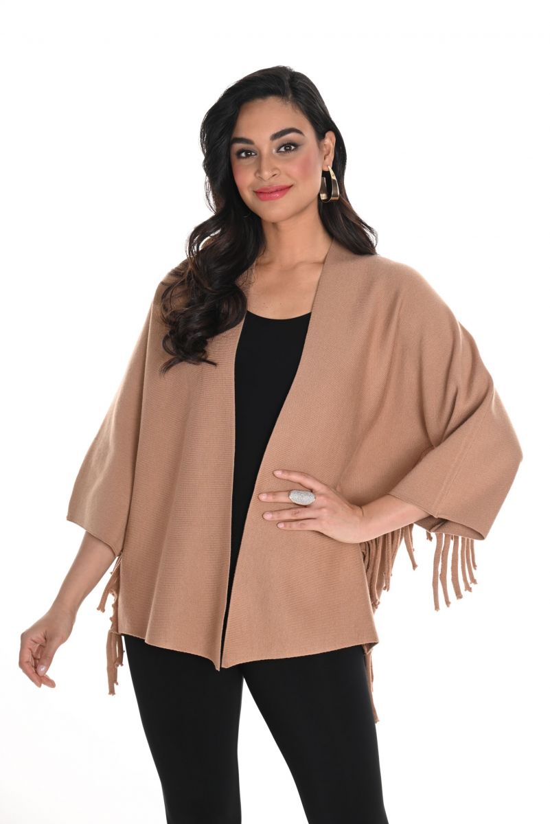 Frank Lyman Camel Knit Cardigan Style 244633U