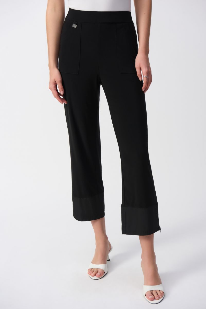 Joseph Ribkoff Black Straight Pants Style 251035