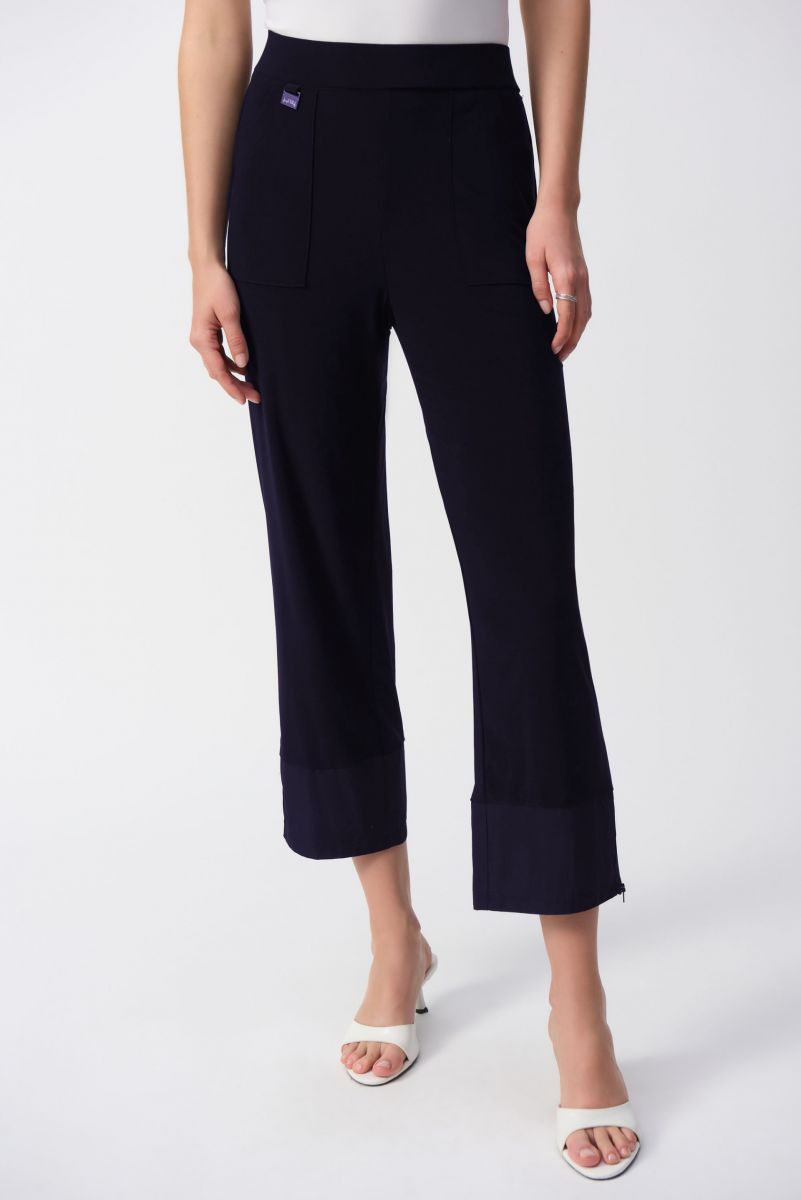 Joseph Ribkoff Midnight Blue Straight Pants Style 251035