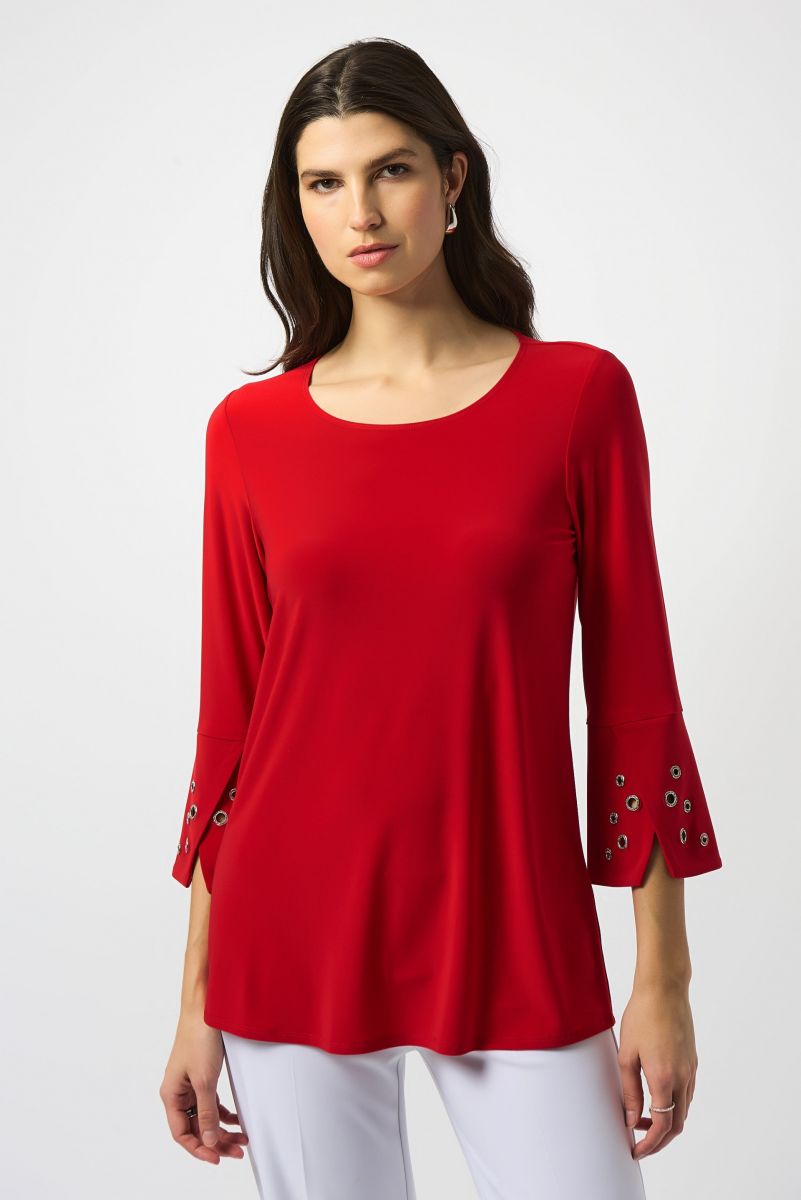 Joseph Ribkoff Radiant Red Fit and Flare Tunic Style 251141