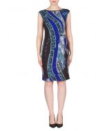 Joseph Ribkoff Black/Blue/Multi Dress Style 173680