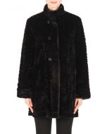 Joseph Ribkoff Black Reversible Coat Style 183363