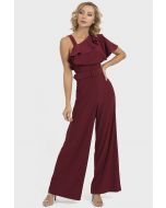 Joseph Ribkoff Imperial Red Jumpsuit Style 193054
