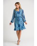 Joseph Ribkoff Blue/Multi Dress Style 202118