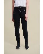 Joseph Ribkoff Black Drawing Waist Pants Style 211317 - main