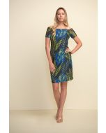 Joseph Ribkoff Black/Multi Dress Style 211324