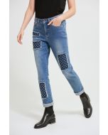 Joseph Ribkoff Blue Denim Pants Style 213979