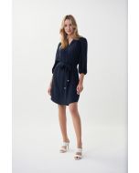 Joseph Ribkoff Midnight Blue 3/4 Sleeve Dress Style 222001-main