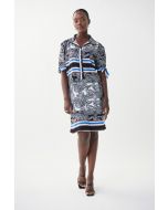Joseph Ribkoff Black/Multi Dress Style 222051-main