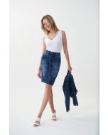 Joseph Ribkoff Denim Blue Skirt Style 222931-main