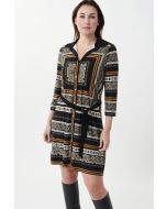 Joseph Ribkoff Black/Multi Dress Style 223110