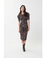 Joseph Ribkoff Black/Multi Dress Style 223148