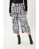 Joseph Ribkoff Black/White/Grey 3/4 Length Pants Style 223235