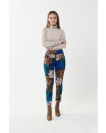 Joseph Ribkoff Black/Multi Floral Slim Leg Pants Style 223281