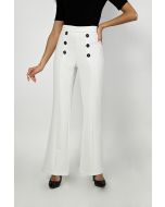 Frank Lyman Off-White Knit Pants Style 223406U