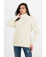 Frank Lyman Beige Knit Sweater Style 223438U