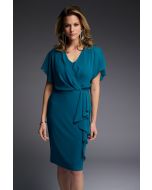 Joseph Ribkoff Blue Lagoon Wrap Dress Style 223719