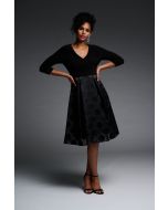Joseph Ribkoff Black Fit & Flare Dress Style 223721-main