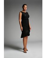 Joseph Ribkoff Black Sleeveless Dress Style 223726