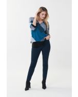 Joseph Ribkoff Indigo Zip Detail Jeans Style 223926-main
