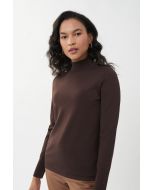 Joseph Ribkoff Mocha Studded Sweater Style 223954