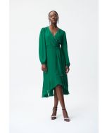 Joseph Ribkoff Green Wrap Dress Style 224162