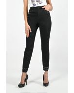 Frank Lyman Black Denim Jeans Pants Style 224564U