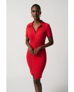 Joseph Ribkoff Magma Red Dress Style 231101