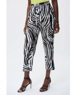Joseph Ribkoff Vanilla/Multi Capri Pants Style 231116