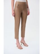 Joseph Ribkoff Tiger's Eye Leatherette Pants Style 231151