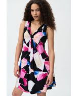 Joseph Ribkoff Black/Multi Dress Style 231176