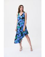 Joseph Ribkoff Black/Multi Sleeveless Dress Style 231185