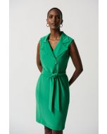 Joseph Ribkoff Foliage Sleeveless Dress Style 231196
