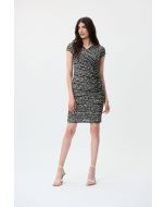 Joseph Ribkoff Black/Multi Dress Style 231245