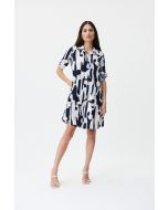 Joseph Ribkoff Vanilla/Multi Dress Style 232059