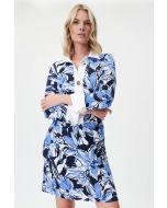 Joseph Ribkoff Blue/Vanilla Dress Style 232241