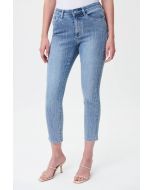 Joseph Ribkoff Vintage Blue Medium Wash Slim Cropped Jeans Style 232917