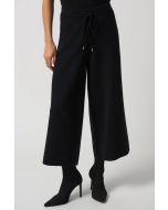 Joseph Ribkoff Black Sweater Knit Culotte Pants Style 233908