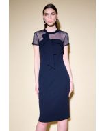 Joseph Ribkoff Midnight Blue Sheath Dress Style 234715