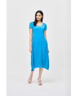 Joseph Ribkoff French Blue Cocoon Dress Style 241156