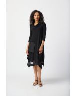 Joseph Ribkoff Black Handkerchief Dress Style 241206